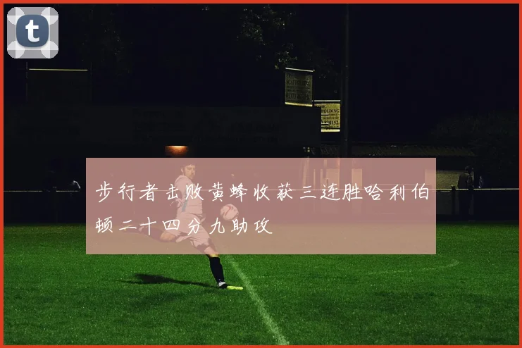 步行者击败黄蜂收获三连胜哈利伯顿二十四分九助攻